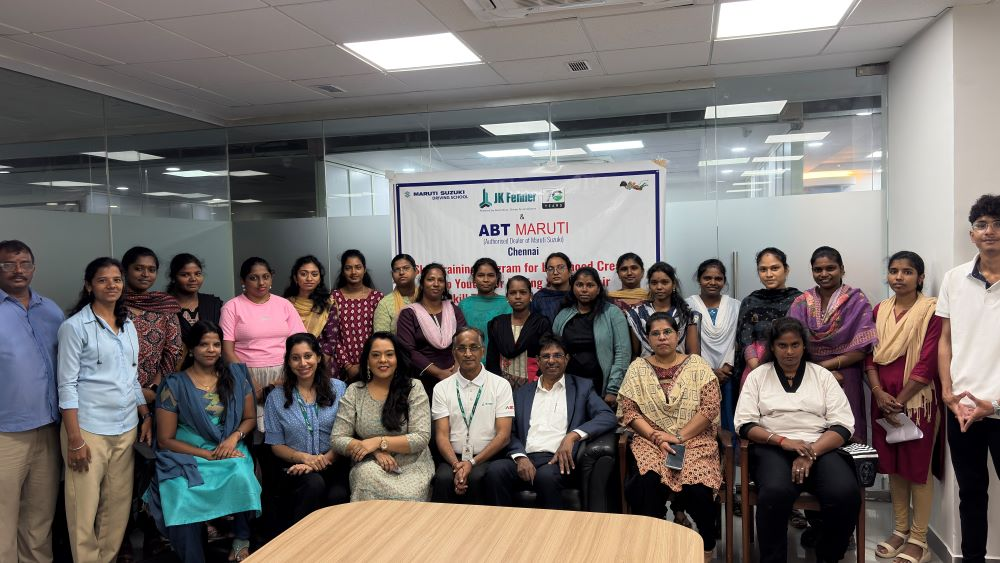 Women participating in a driving skill training programme